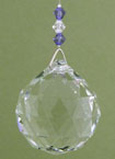 large feng shui balls, lavender beads