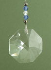Octagon Prism, Blue Beads