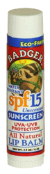 Badger SPF Lip Balm Stick