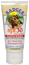 Badger SPF 30 Unscented Sunscreen